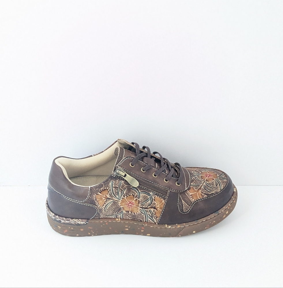 NWOT Spring Step L ' Artiste Leather Sneakers - Picture 2 of 16